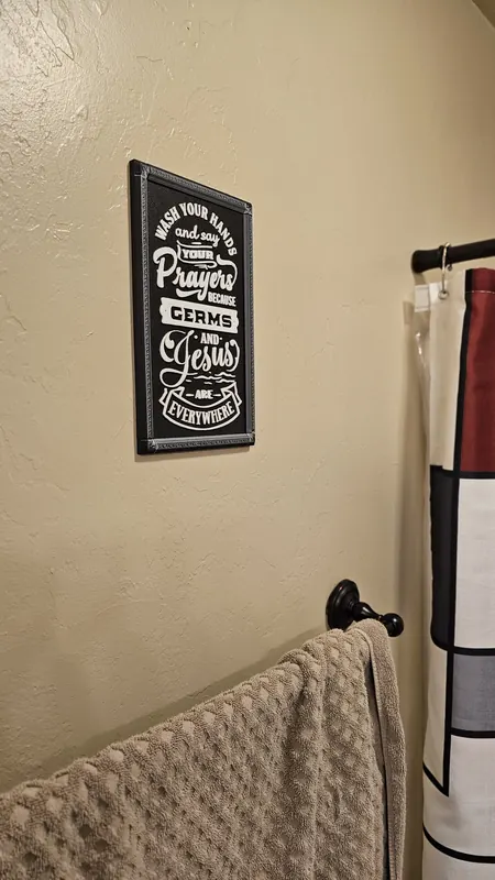 Decorative Craft Sign - 3D printed home decor sign